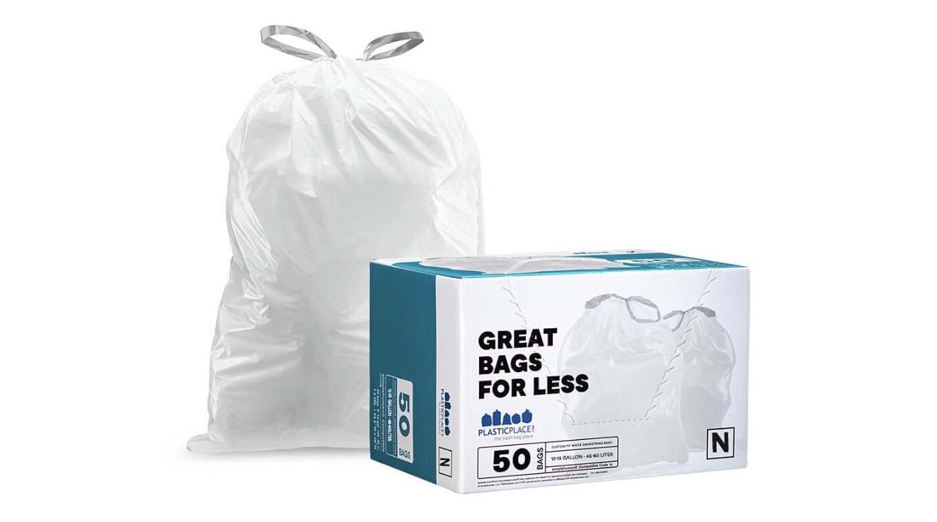 4 Gallon Black Drawstring Trash Bags Perfect For Bathroom - Temu