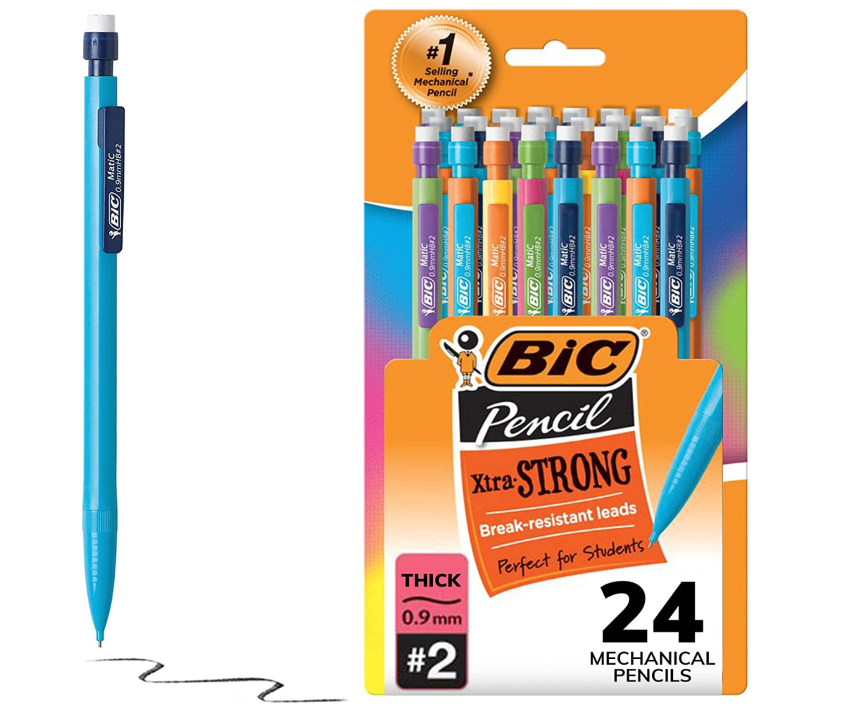 BIC Pencil Xtra Comfort Mechanical Pencil, Medium Point (0.7mm), 25-Count -  Sam's Club
