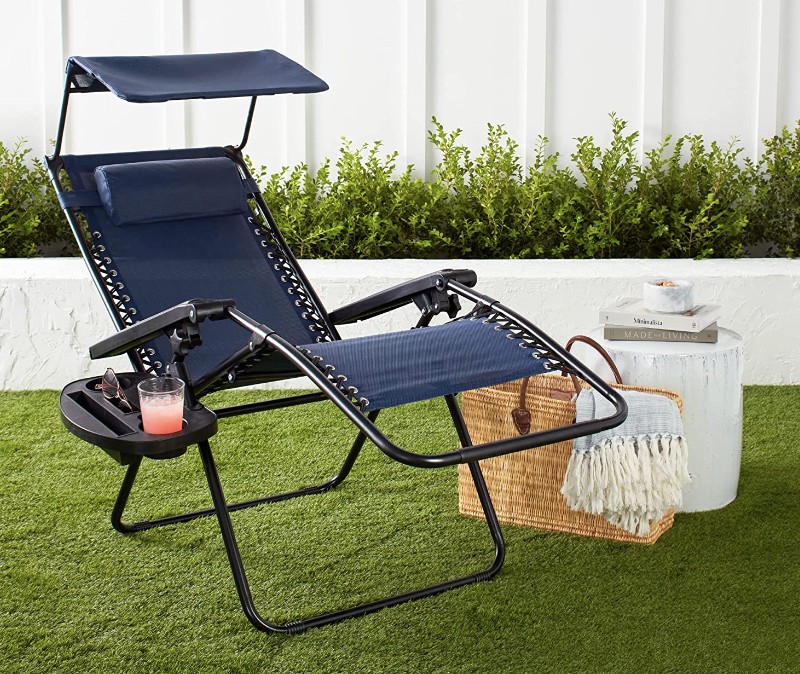 outdoor plastic lounger