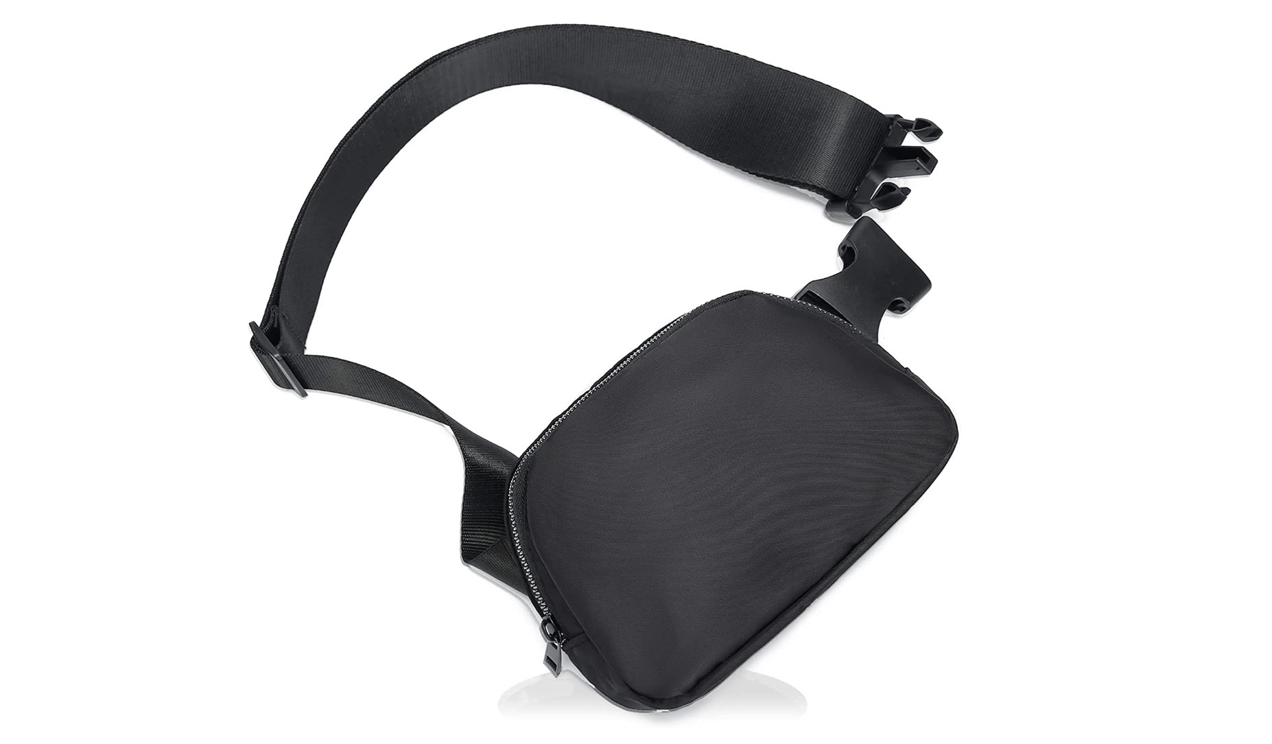  Telena Belt Bag for Women Men Fashionable Crossbody Fanny Pack  for Women Waist Bag with Adjustable Strap Black