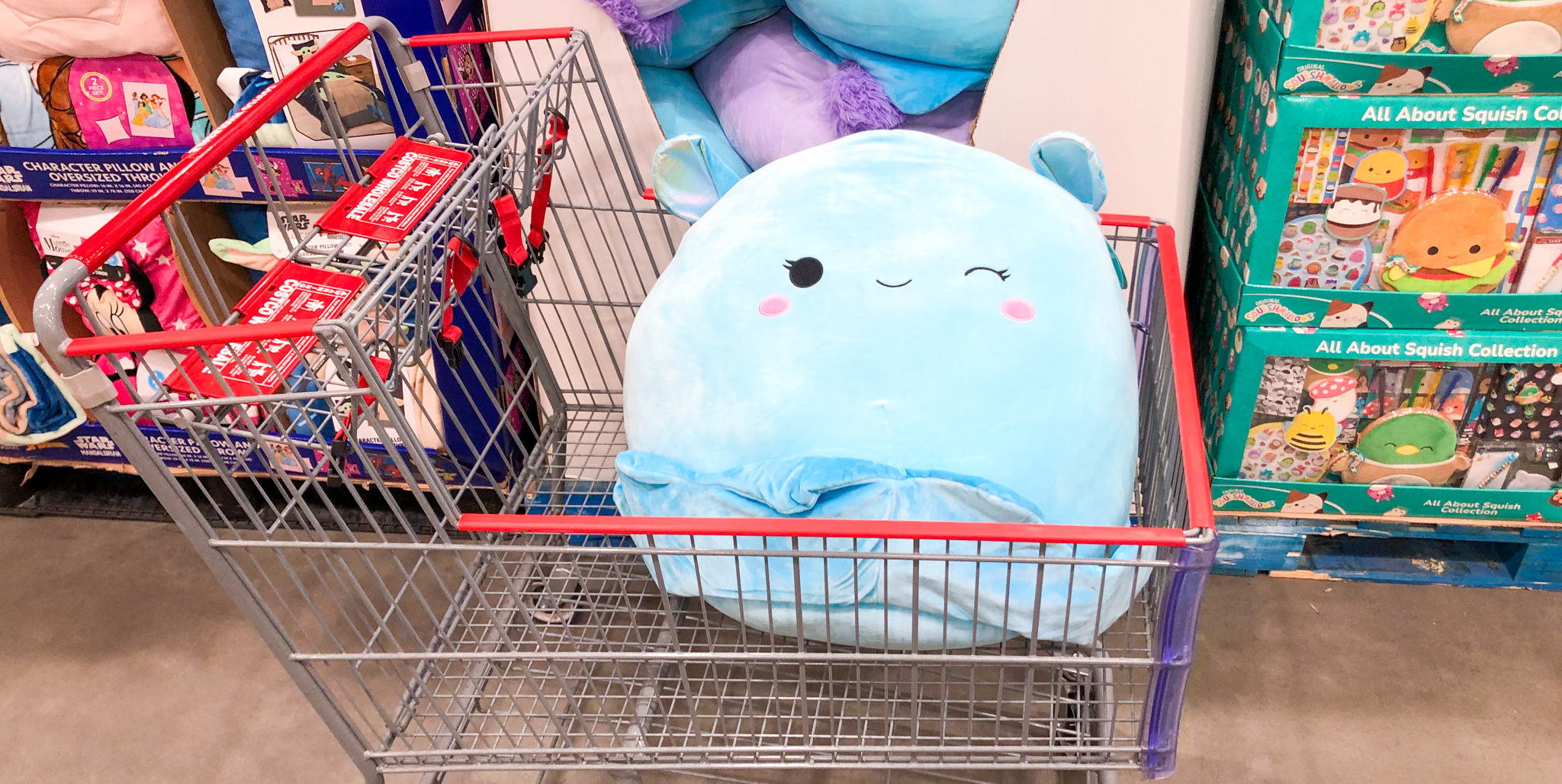 squishmallow pillows costco