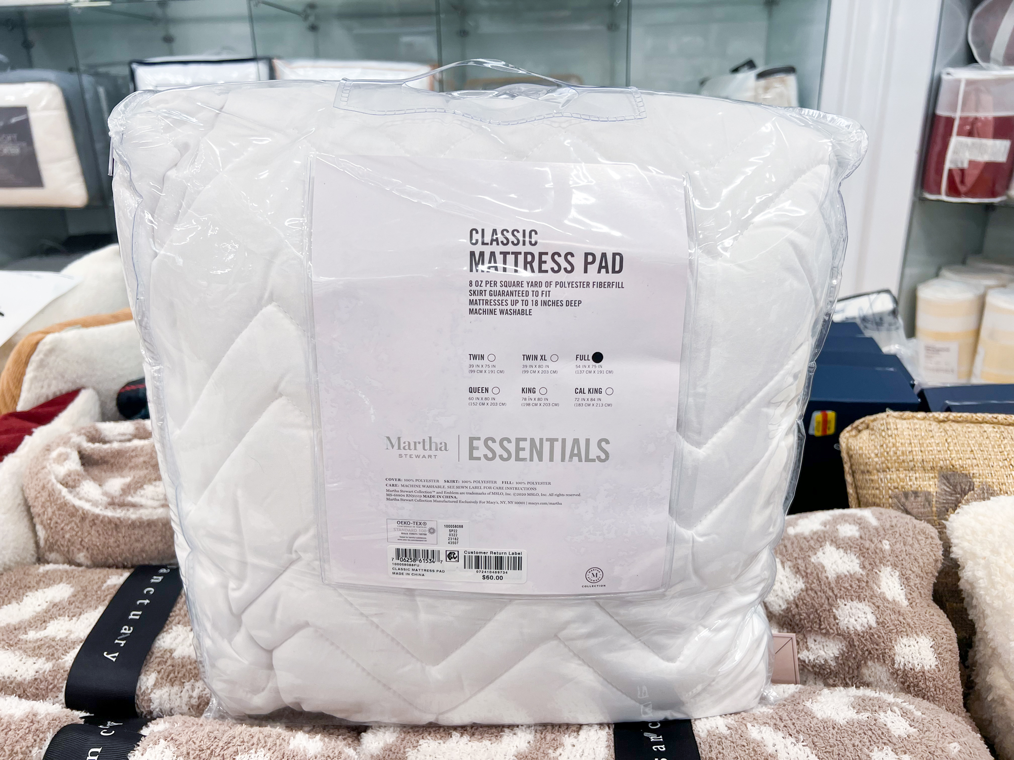 martha stewart quilted mattress pad