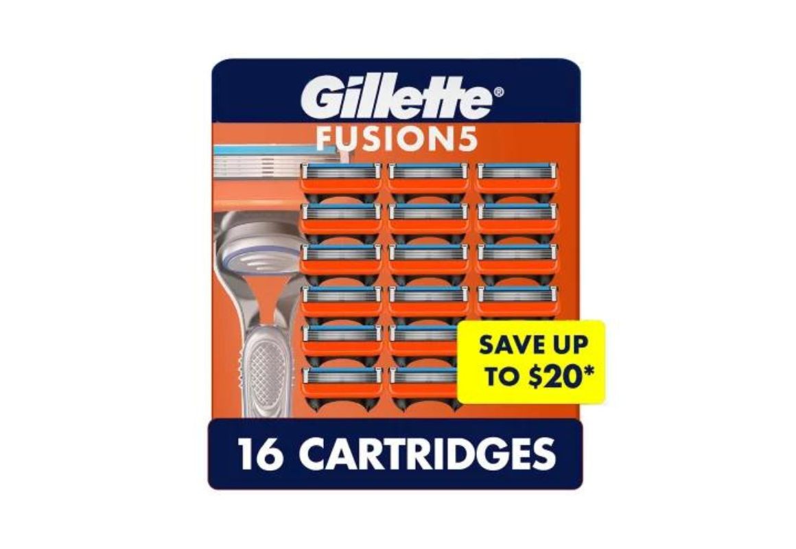 gillette fusion razor blades sam's club