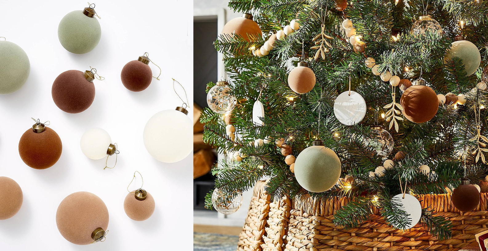 studio mcgee velvet christmas ornaments