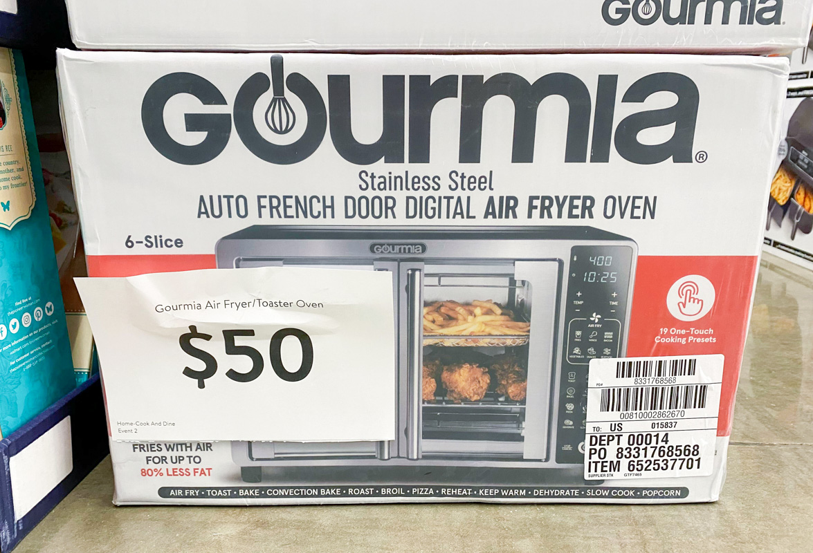 gourmia french door air fryer