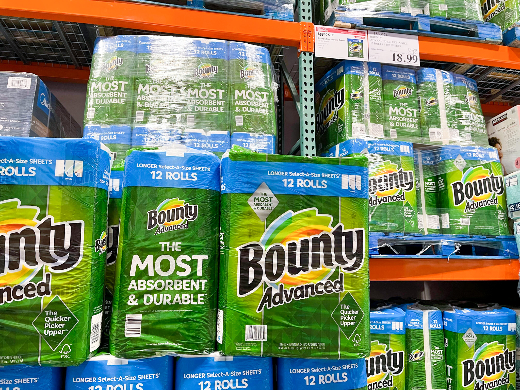 Bounty Paper Towels Giant Pack, Only $ at Costco (Reg. $) - The  Krazy Coupon Lady