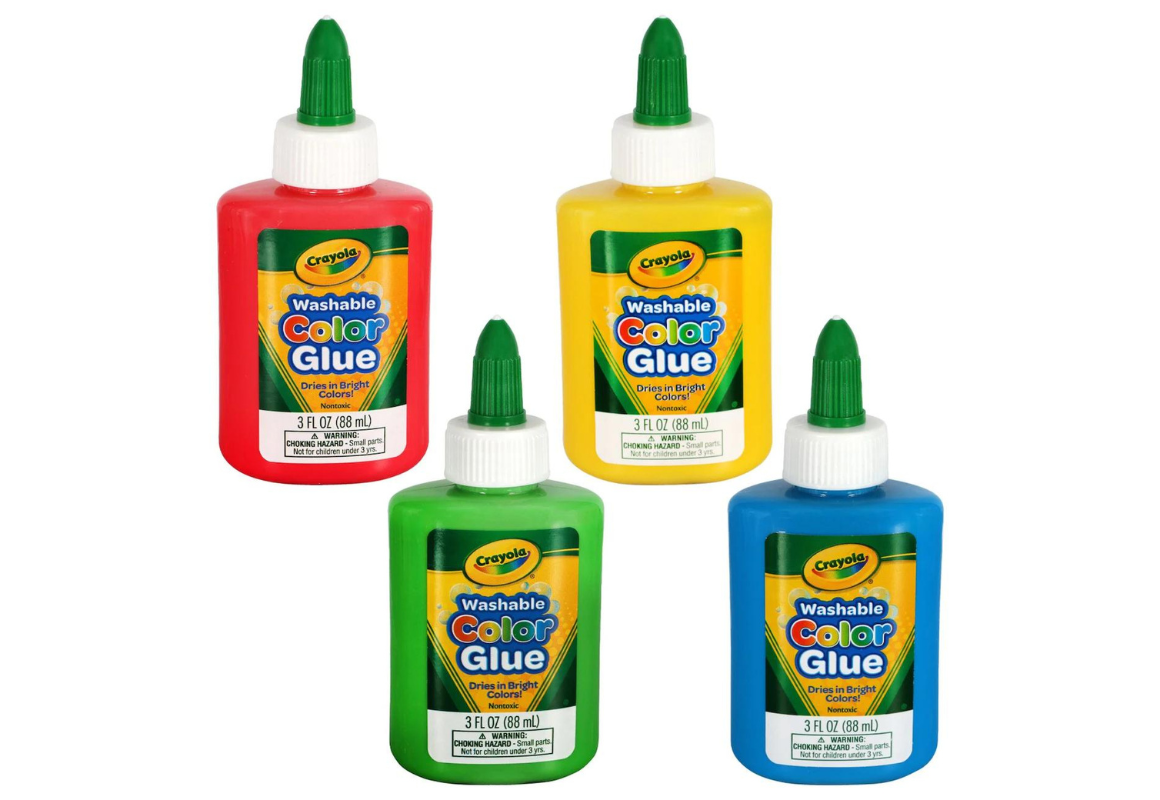 Crayola Washable Glitter Glue Sticks 0.35 Oz Pack Of 9 - Office Depot