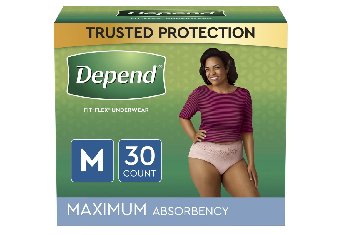 Depend Silhouette Incontinence Underwear Women Lot of 2, 8ct Total