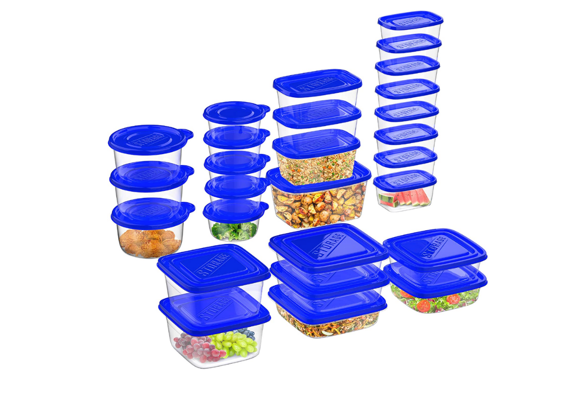 mDesign Tall Plastic Kitchen Food Storage Organizer Bin, Handles, 4 Pack, 4  - King Soopers