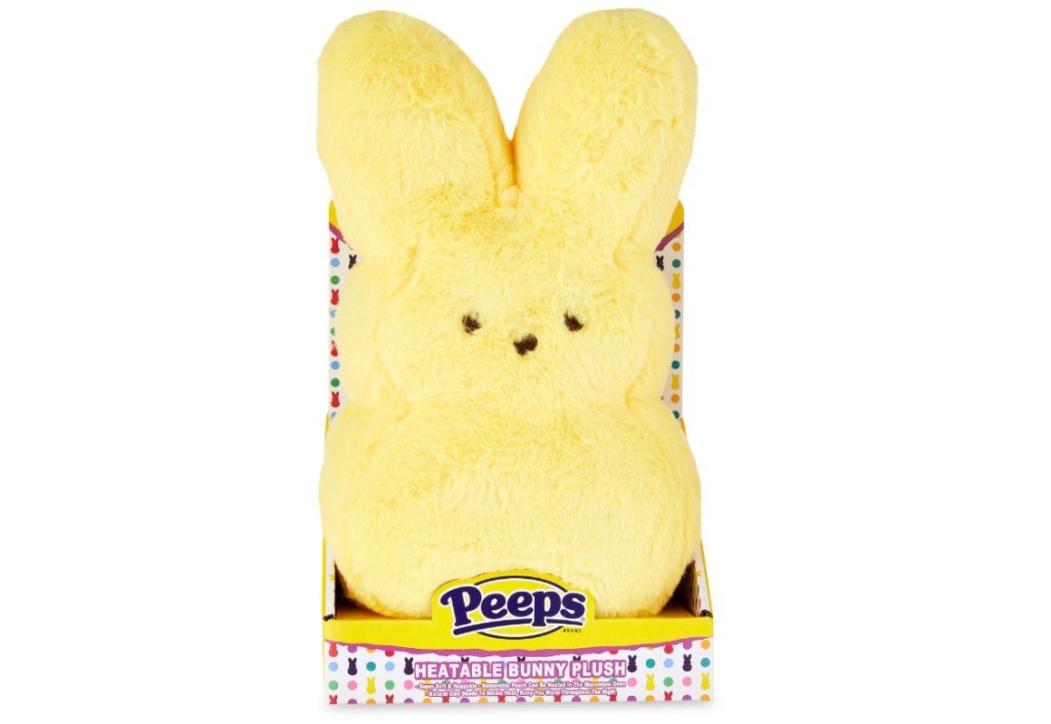 Peeps Yellow Marshmallow-Scented Peeps Bunny Plush, (15)