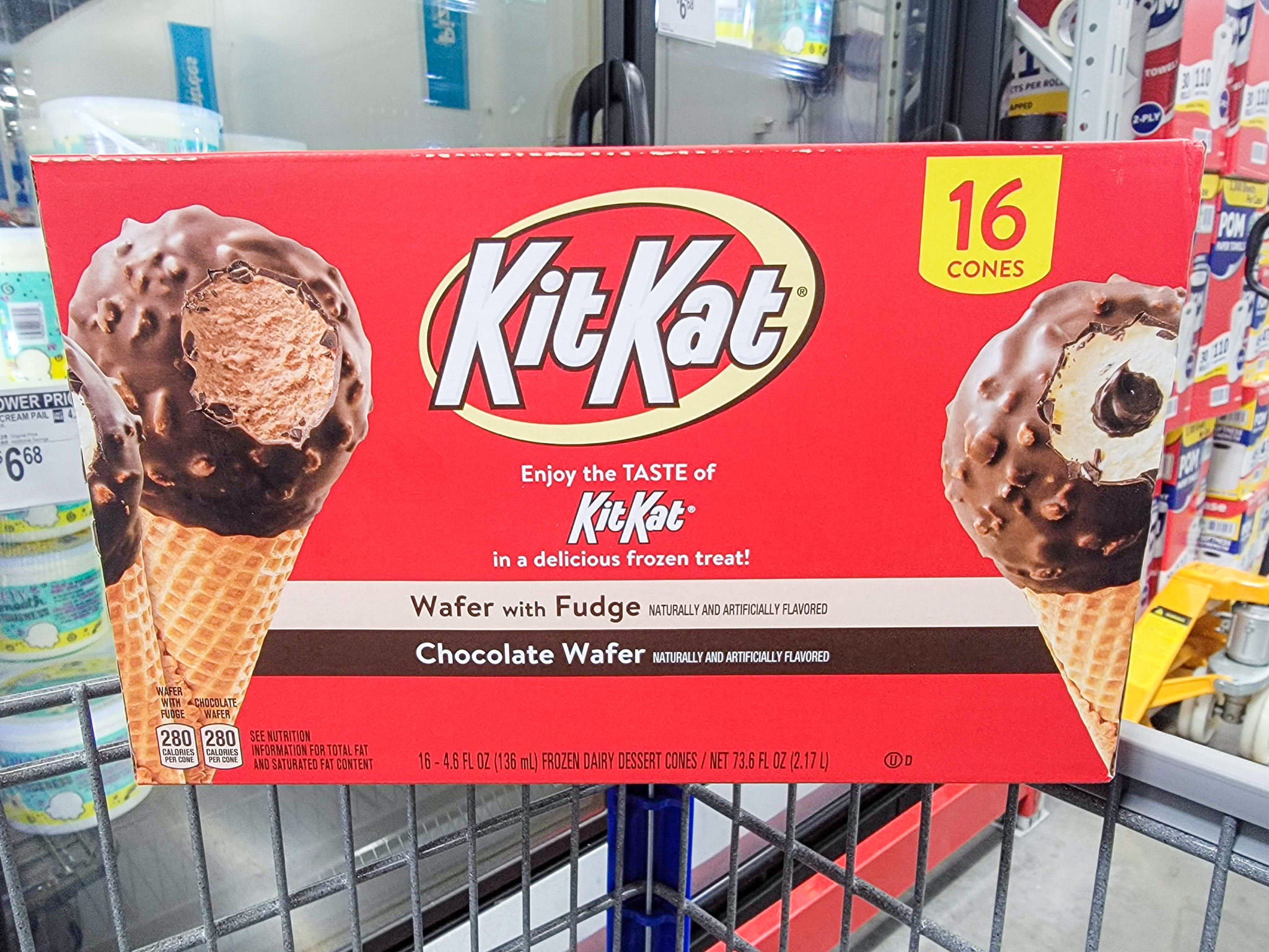 KitKat Drumstick Ice Cream Cones 16-Pack, Only $ at Sam's Club - The  Krazy Coupon Lady