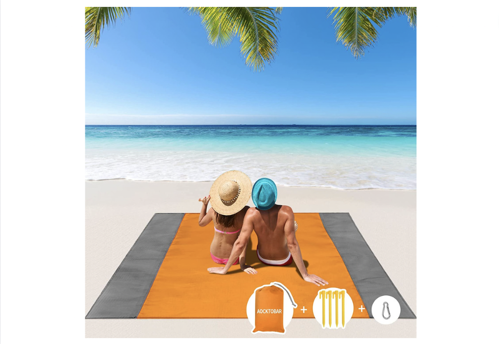 Stay Dry and Sand-Free: The Ultimate Beach Blanket, Now $ on Amazon -  The Krazy Coupon Lady