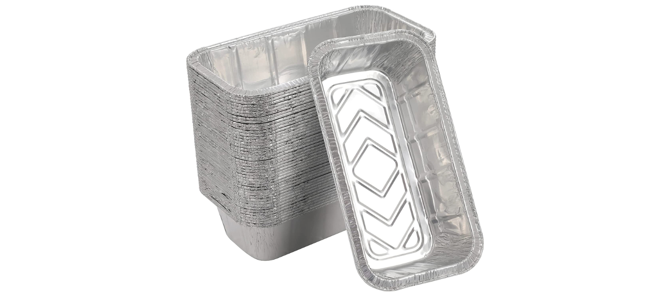 8x8 Foil Pans for Meal Prep and Cooking, Disposable Aluminum Trays (50  Pack), PACK - Kroger