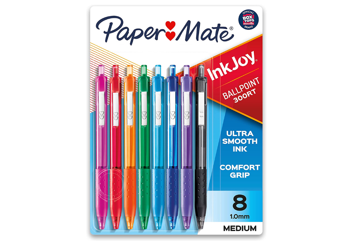 Discriminatie op grond van geslacht veel plezier alledaags Paper Mate InkJoy Retractable Pens 8-Pack, Just $1.90 on Amazon - The Krazy  Coupon Lady