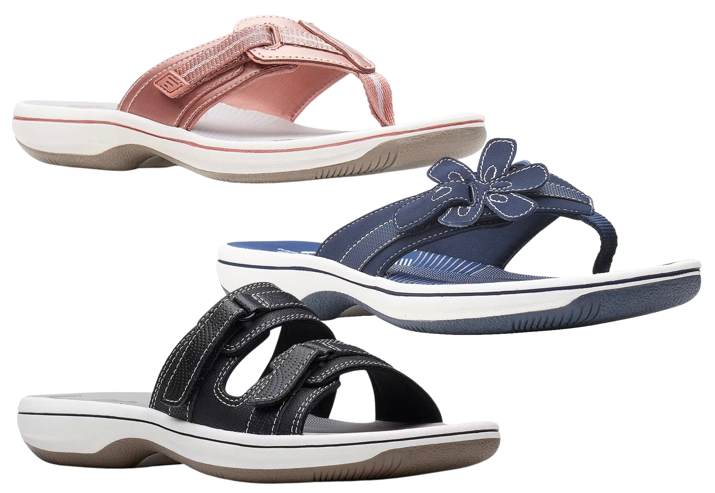 Clarks Women's Cloudsteppers Sandals, Just $27.50 at JCPenney (Reg. $55) -  The Krazy Coupon Lady
