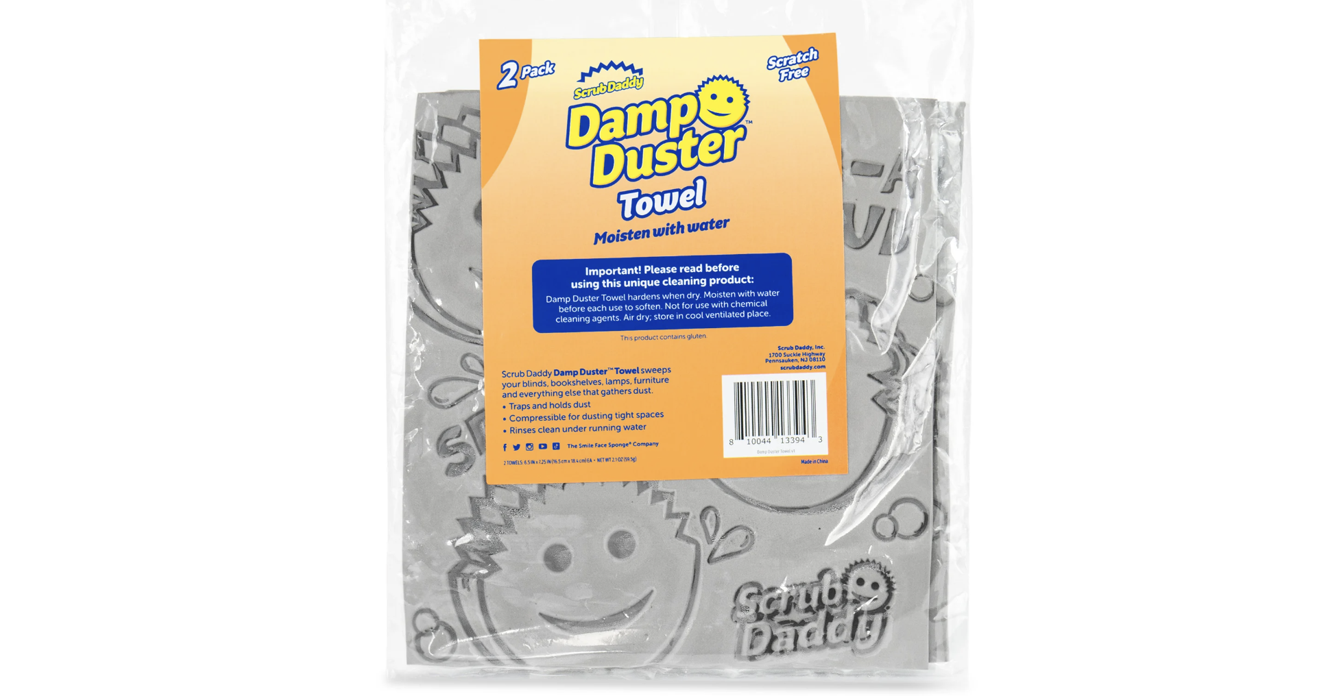 Scrub Daddy Damp Duster, Silver, 1 Count