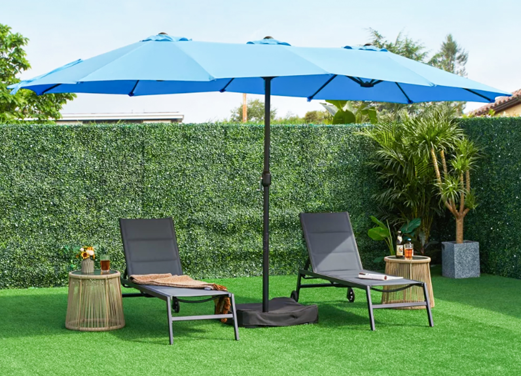 Bestselling Extra-Large 15-Foot Patio Umbrella, $84 at Walmart - The Krazy  Coupon Lady