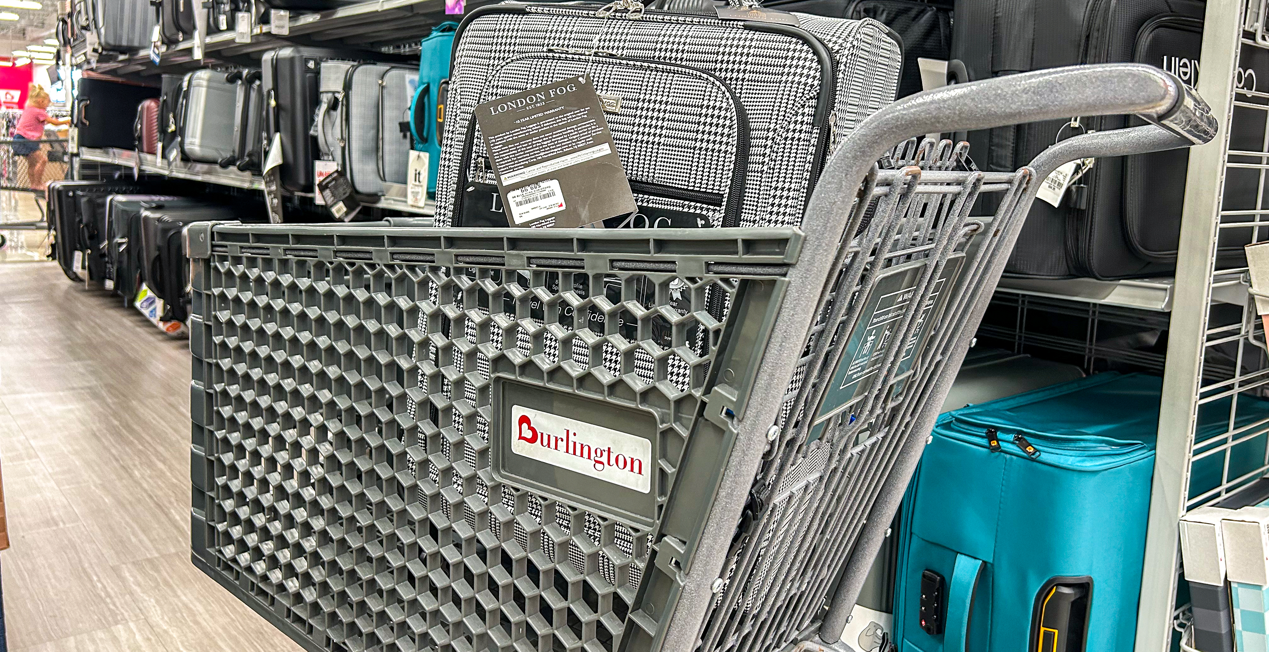 Burlington on sale luggage coupons