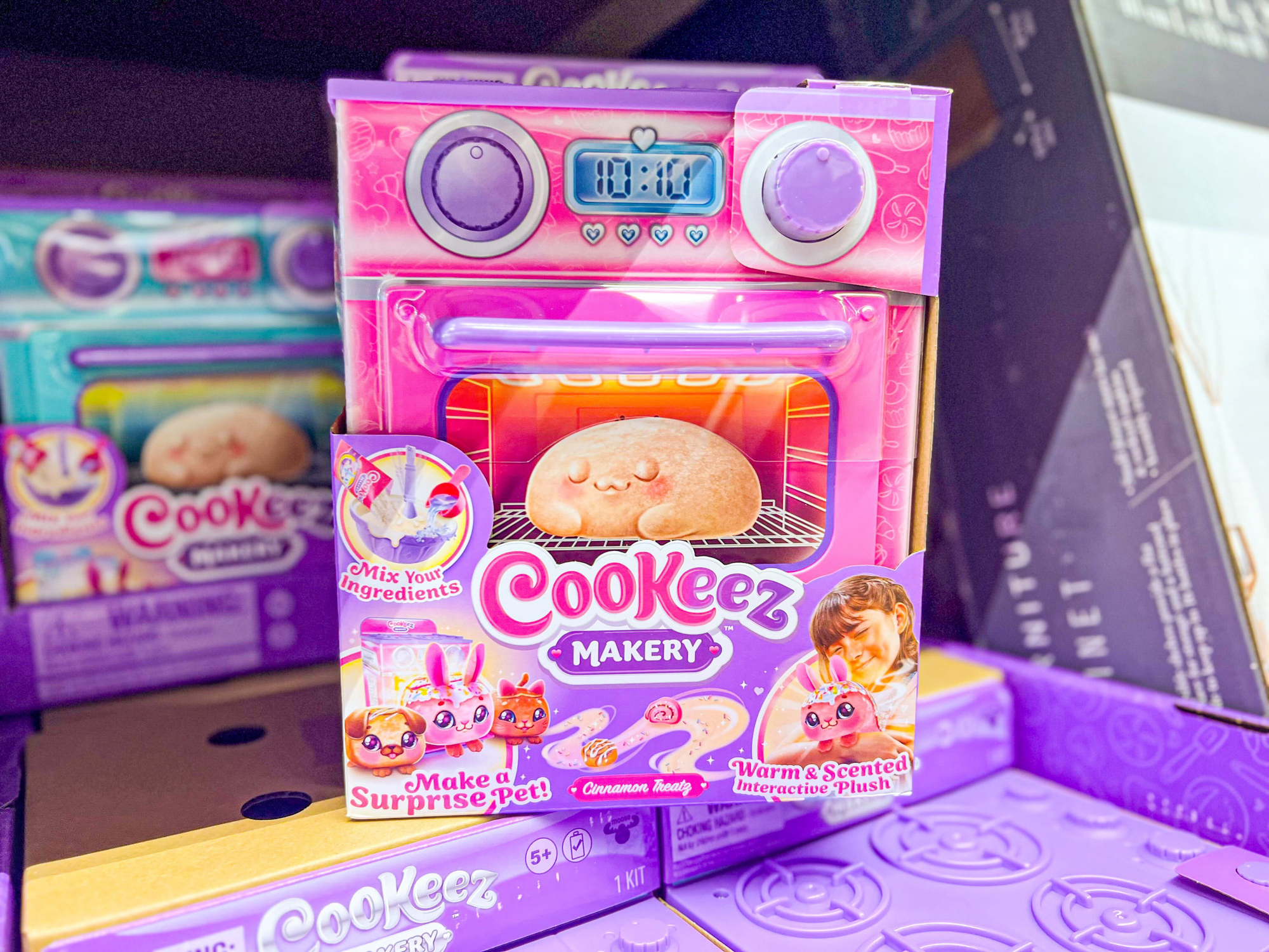 Cookeez Makery Oven Play Set: Cake, pink - Playpolis